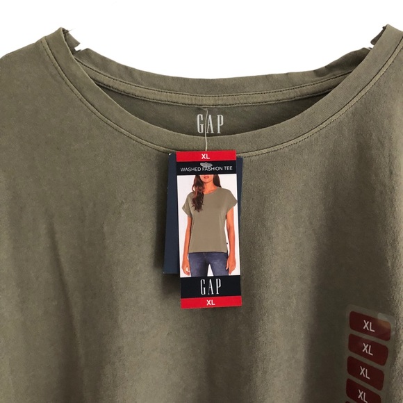 Gap Cuff Sleeve T-shirt XL - Picture 2 of 5